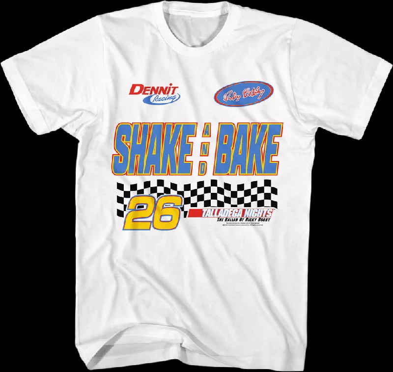 Men's unique design t-shirt-Shake And Bake Talladega Nights T-Shirt