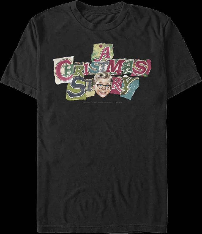 Men's moisture-control t-shirt-Ralphie Logo A Christmas Story T-Shirt