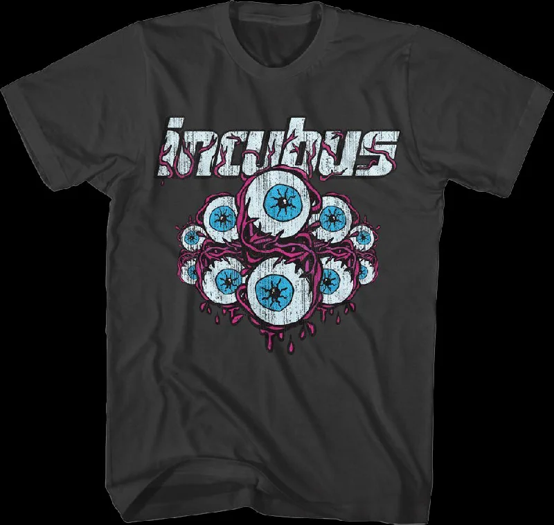 Men's unique design t-shirt-Eyeballs Incubus T-Shirt