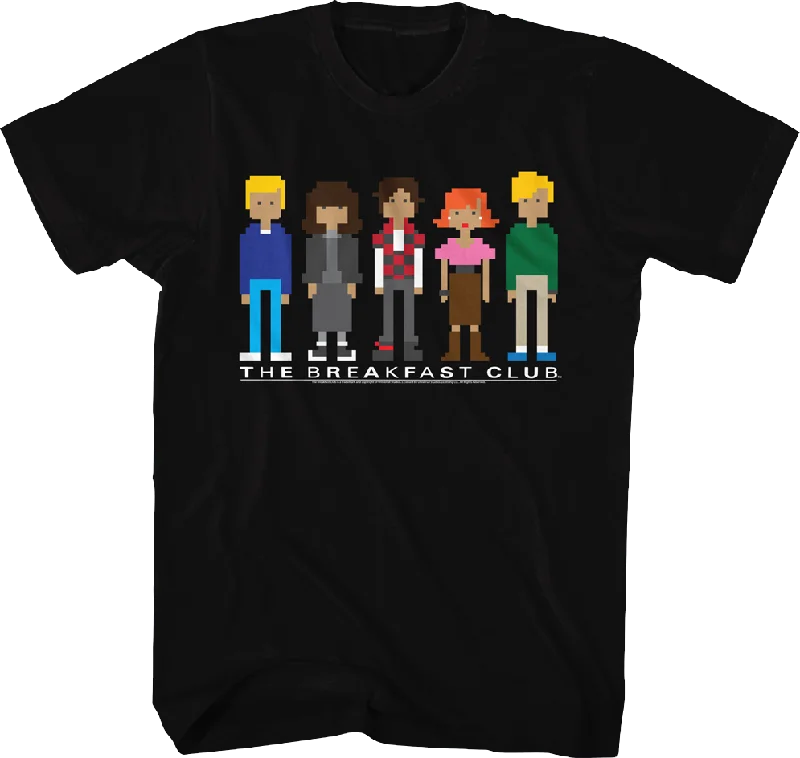 Men's classic fit t-shirt-Pixels Breakfast Club T-Shirt