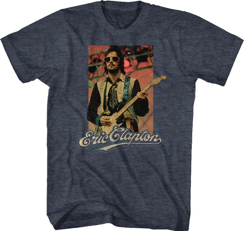 Men's wrinkle-resistant t-shirt-Vintage Eric Clapton T-Shirt