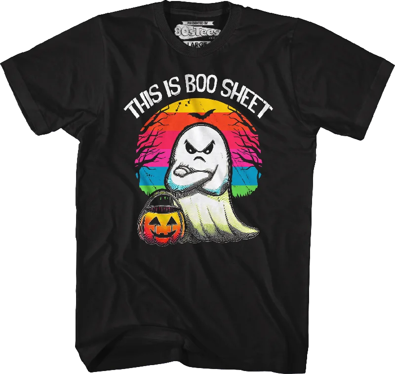 Men's retro-inspired t-shirt-This Is Boo Sheet T-Shirt