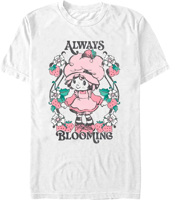 Men's breathable workout t-shirt-Always Blooming Strawberry Shortcake T-Shirt