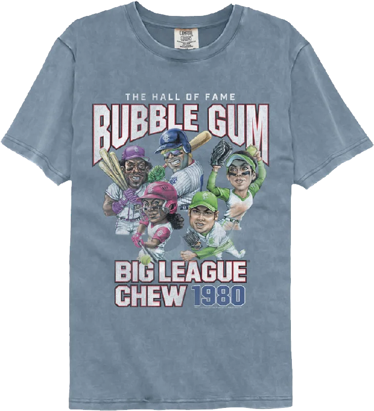 Men's athletic performance t-shirt-Hall Of Fame Bubble Gum Big League Chew Comfort Colors Brand T-Shirt