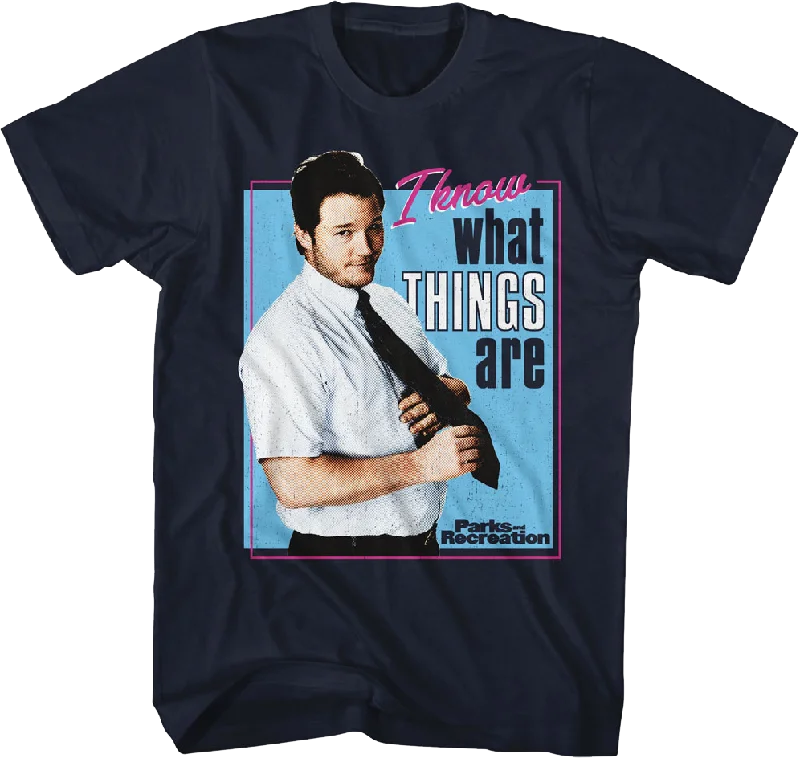 Men's UV-protection t-shirt-I Know What Things Are Parks And Recreation T-Shirt