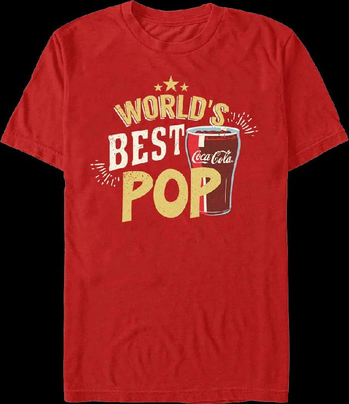 Men's organic cotton t-shirt-World's Best Pop Coca-Cola T-Shirt