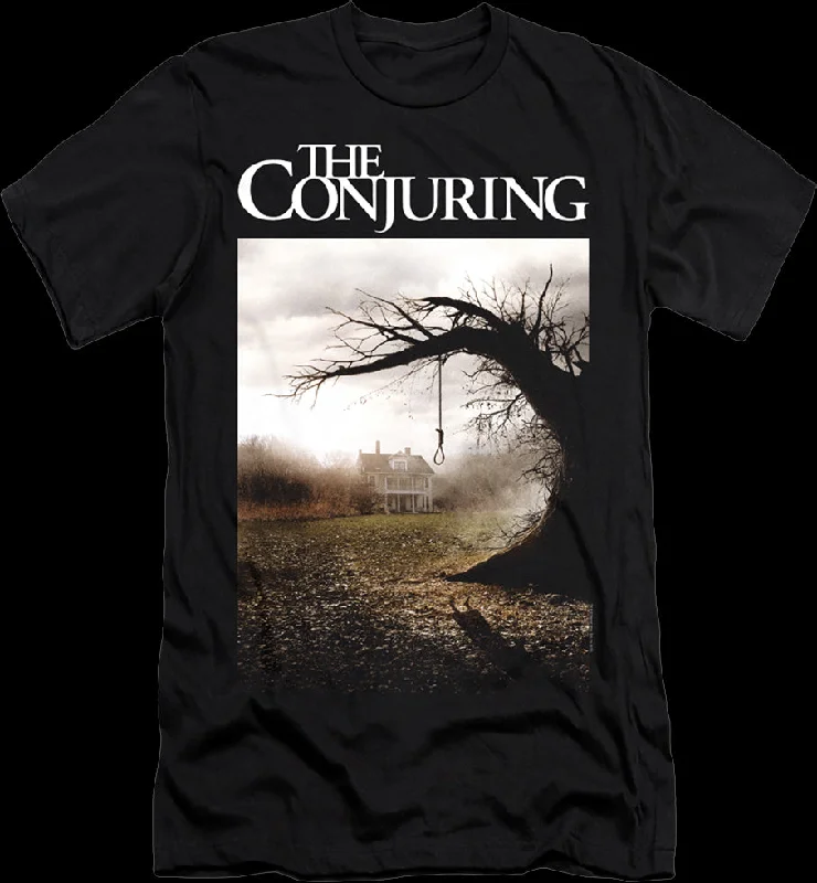 Men's organic cotton t-shirt-Movie Poster The Conjuring T-Shirt