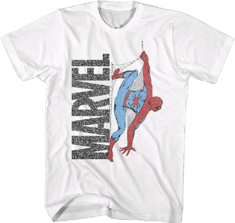 Men's UV-protection t-shirt-Vintage Web Spider-Man Marvel Comics T-Shirt