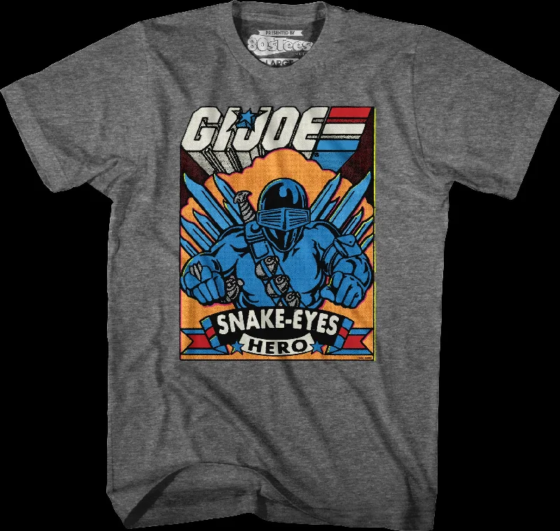 Men's fitted muscle t-shirt-Vintage Snake Eyes GI Joe T-Shirt