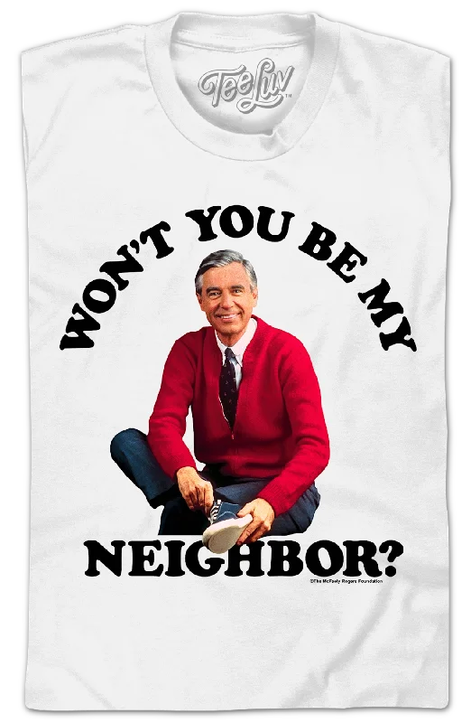 Men's super-soft jersey t-shirt-Won't You Be My Neighbor? Mr. Rogers T-Shirt