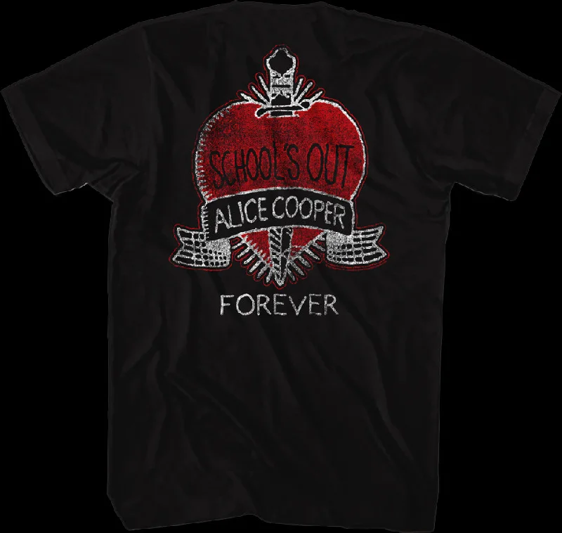 Men's UV-protection t-shirt-Varsity School's Out Forever Alice Cooper T-Shirt