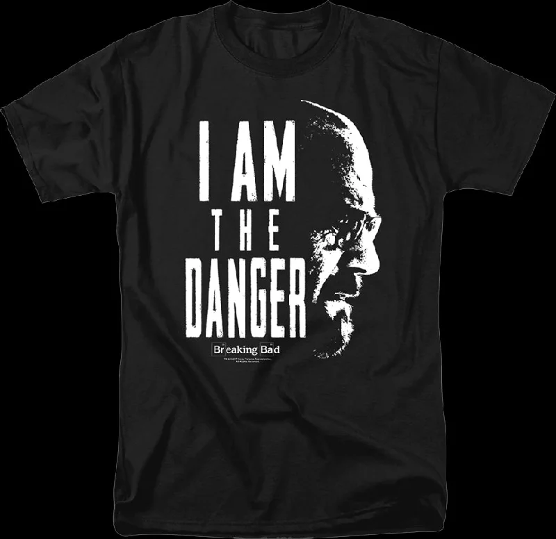 Men's hand-painted t-shirt-I Am The Danger Breaking Bad T-Shirt