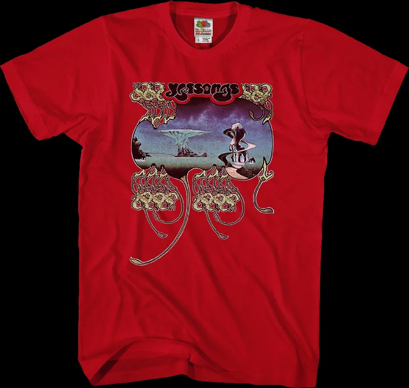 Men's longline t-shirt-Yes Band Yessongs T-Shirt