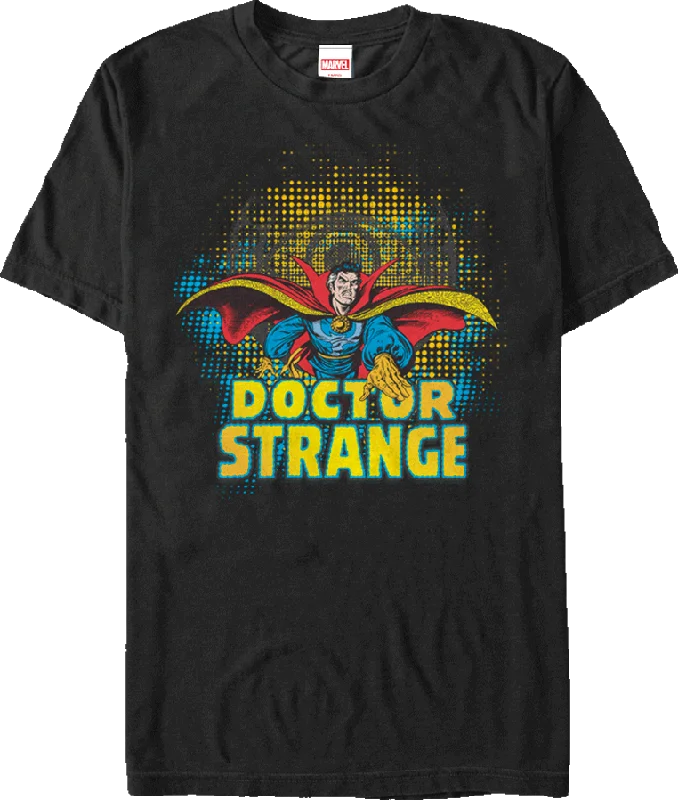 Men's hand-painted t-shirt-Marvel Doctor Strange Flying T-Shirt