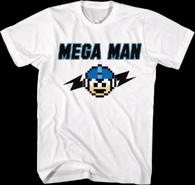 Men's longline t-shirt-Lightning Bolt Mega Man T-Shirt