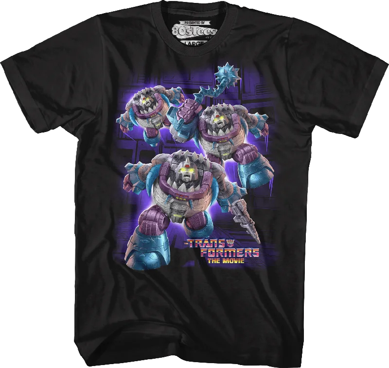 Men's high-performance t-shirt-1986 Sharkticons Transformers T-Shirt