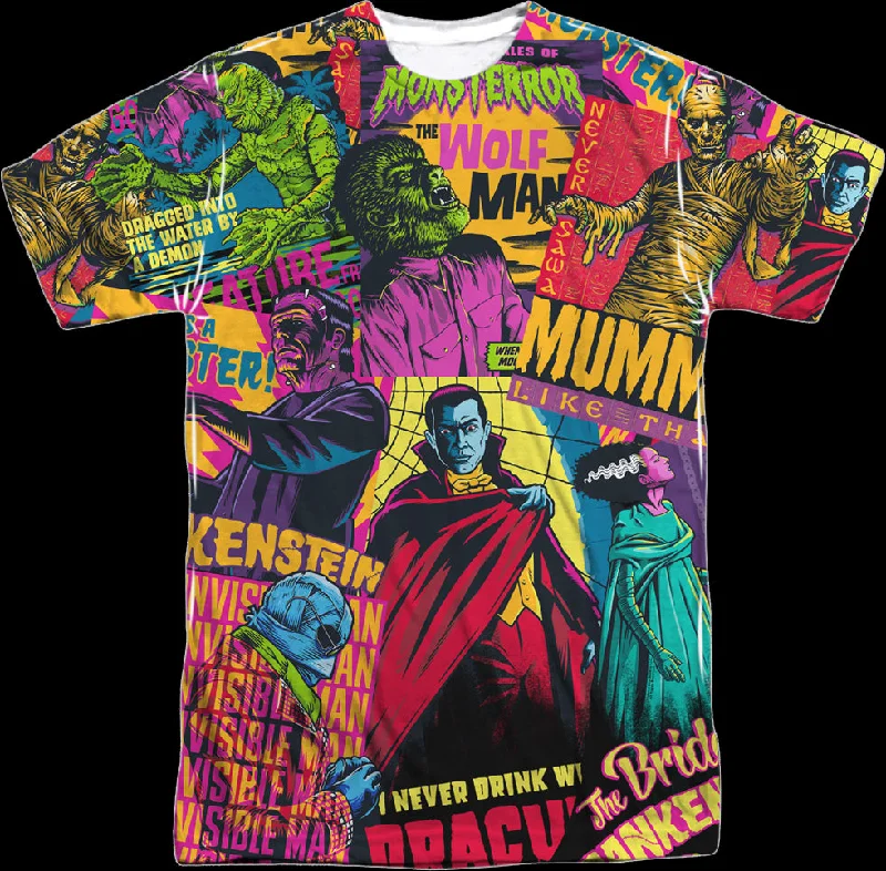 Men's graphic print t-shirt-Universal Monster Mash T-Shirt