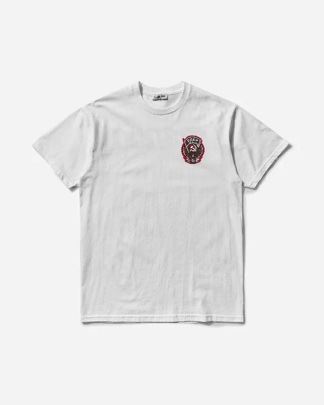 Men's distressed t-shirt-CCCP Amandoti T-Shirt White