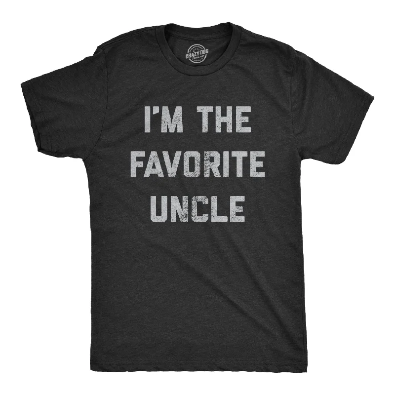 Men's high-performance t-shirt-I'm The Favorite Uncle Men's T Shirt