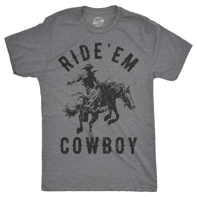 Men's super-soft jersey t-shirt-Ride 'Em Cowboy Men's T Shirt