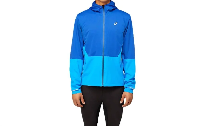 Men's weather-resistant bomber jacket-Men's Winter Accelerate Jacket In Electric Blue