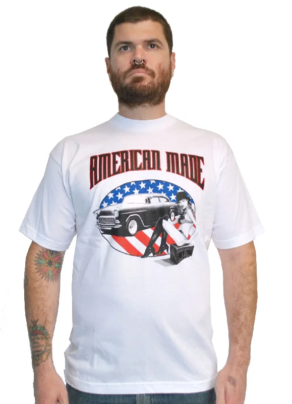 Men's longline t-shirt-American Made M-230