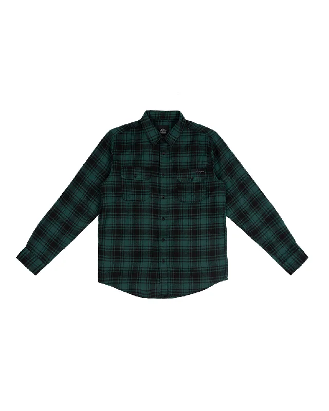 Men's breathable dress wear shirt-Oak Glen L/S Flannel