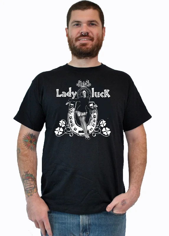 Men's classic fit t-shirt-Lady Luck M-089