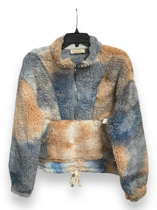 Men's antibacterial bomber jacket-Jacket Faux Fur & Sherpa By Peach Love Cream California In Multi-colored, Size: M