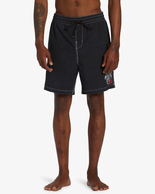 Men's weather-resistant hiking shorts-Riot Layback 18.5" Boardshorts