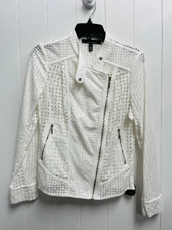 Men's versatile casual jacket-Jacket Other By White House Black Market In White, Size: 4