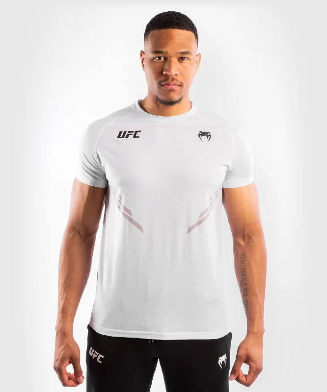 Men's moisture-control t-shirt-UFC Venum Replica Men's Jersey - White