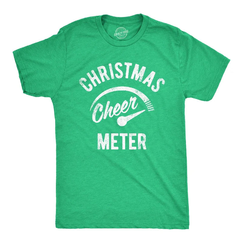 Men's classic fit t-shirt-Christmas Cheer Meter Men's T Shirt