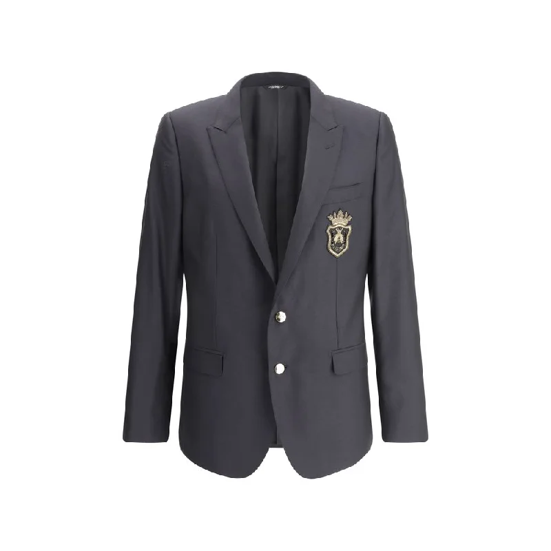 Men's high-stretch travel jacket-Dolce & Gabbana Blazer Men's Jacket