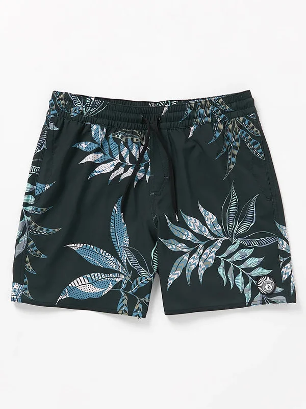 Men's modern swim shorts-Baffle Trunks