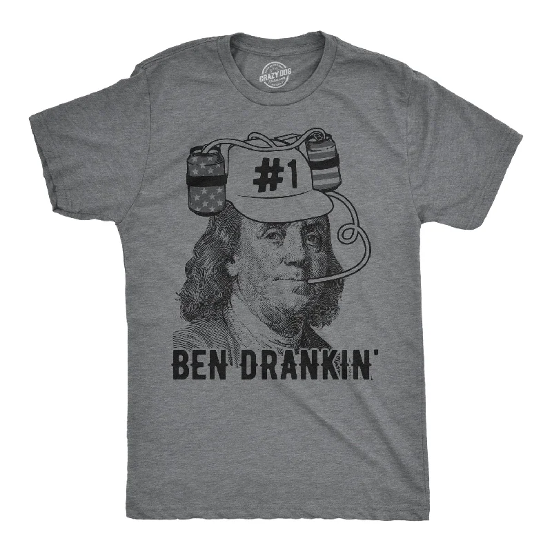 Men's athletic performance t-shirt-Ben Drankin Men's T Shirt