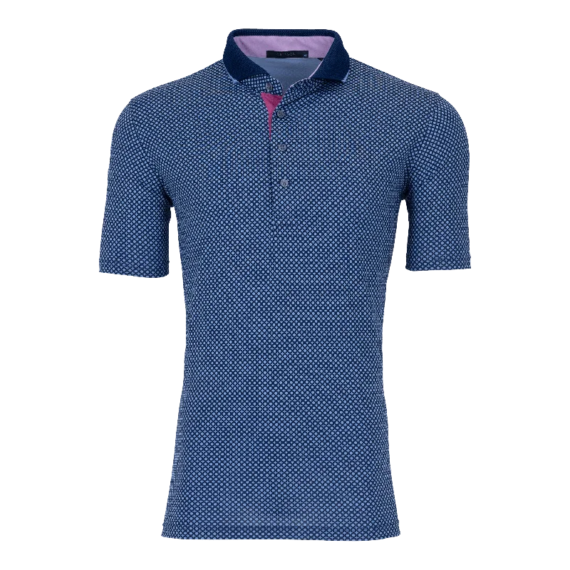 Men's modern casual polo shirt-Midnight Sun Polo