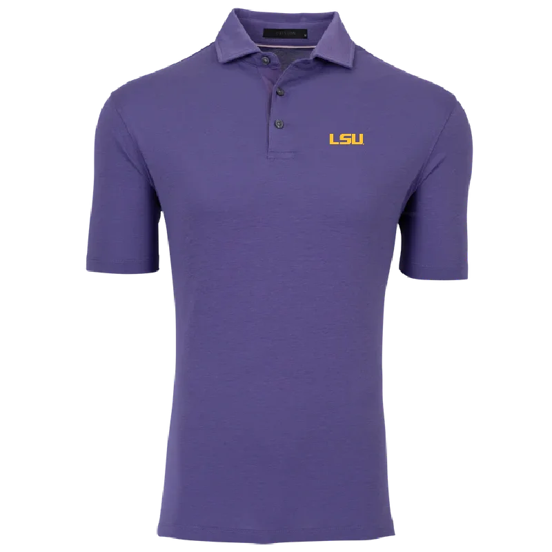 Men's fashionable gym polo shirt-LSU Omaha Polo