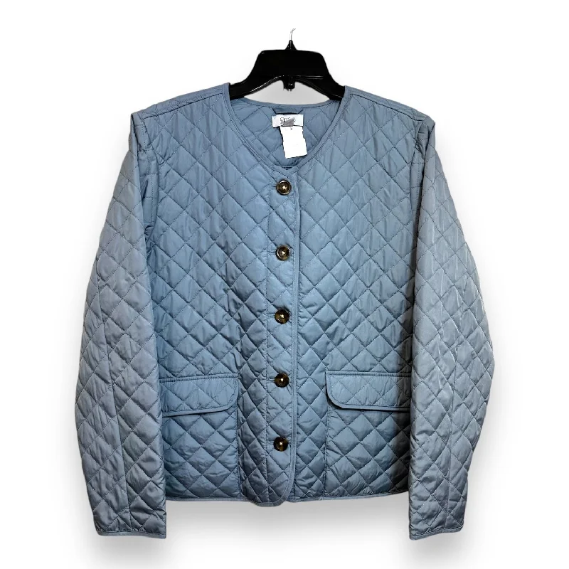 Men's relaxed fit varsity jacket-Jacket Other By Croft And Barrow O In Slate Blue, Size: L