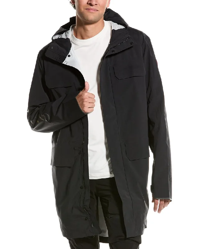 Men's adventure-ready trench coat-Canada Goose Seawolf Rain Jacket