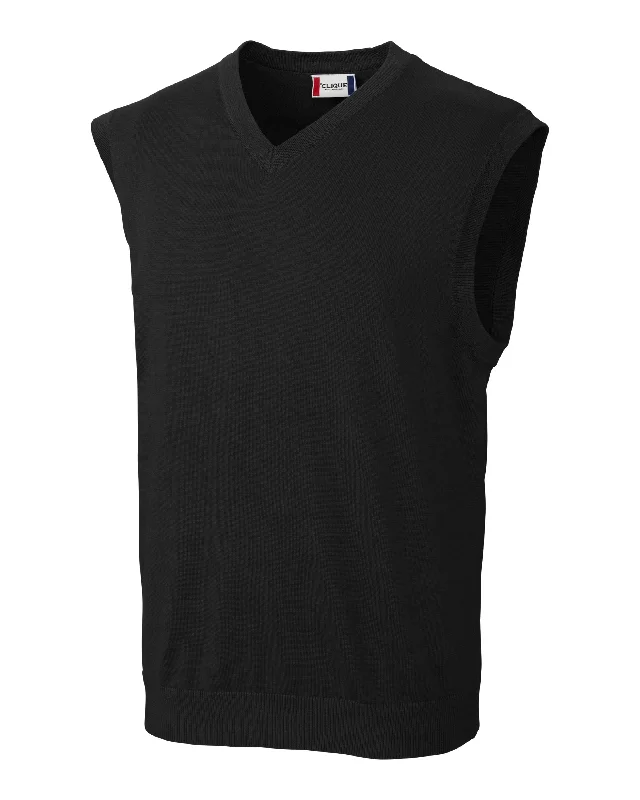 Men's trendy sweater-Clique Imatra V-neck Sweater Vest