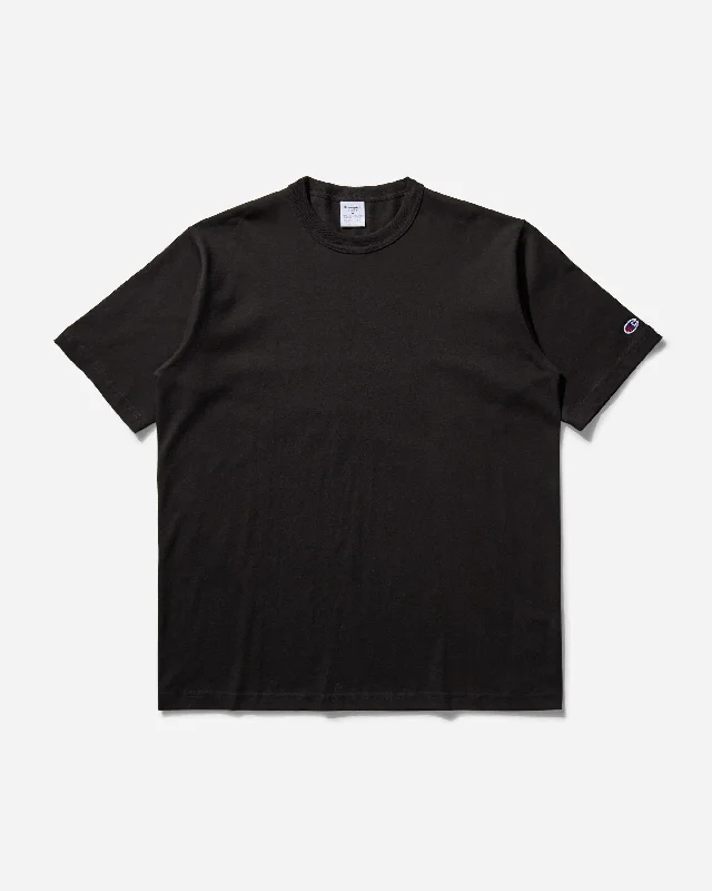 Men's seamless t-shirt-Men's Made in USA Crewneck T-Shirt Black