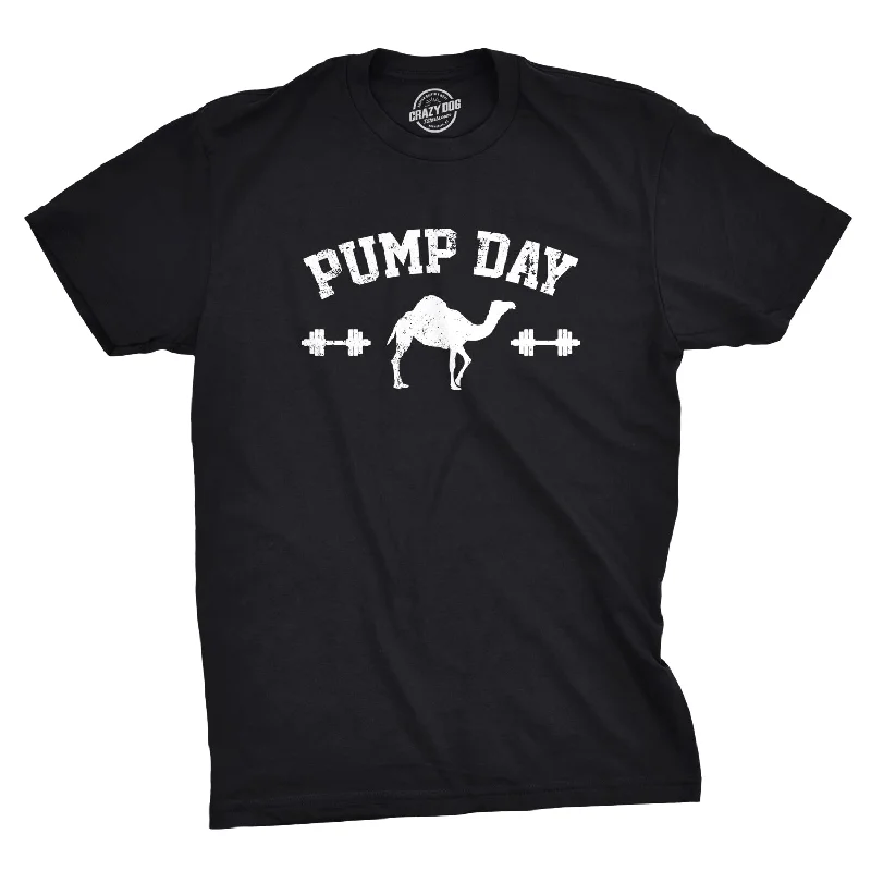 Men's quick-dry sports t-shirt-Pump Day Men's T Shirt