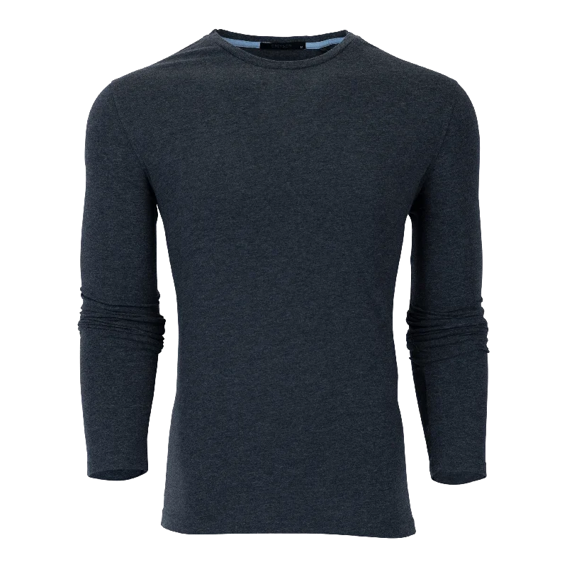 Men's classic fit t-shirt-Spirit Long Sleeve Tee (Dark Grey Heather)