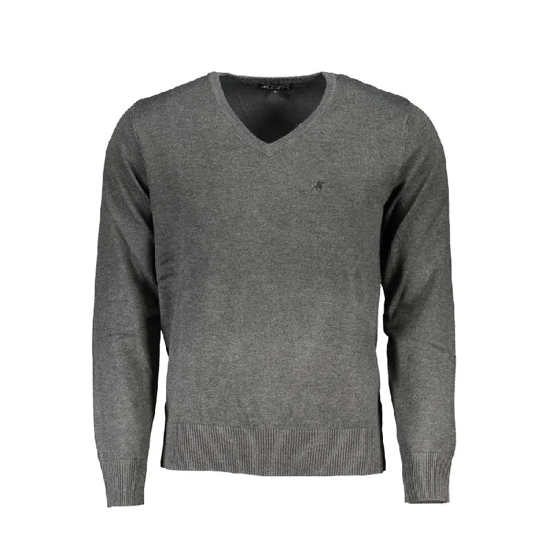 Men's easy-care knitwear-U.S. Grand Polo Nylon Men's Sweater