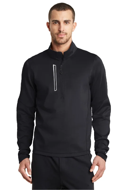 Men's modern utility coat-Ogio Mens Endurance Fulcrum 1/4 Zip Jacket - Blacktop