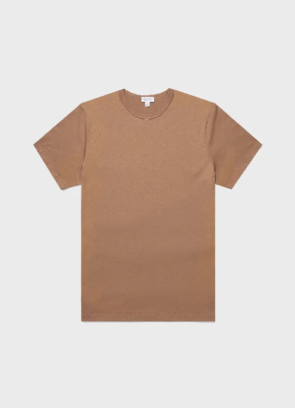 Men's UV-protection t-shirt-Men's Classic T-shirt in Almond