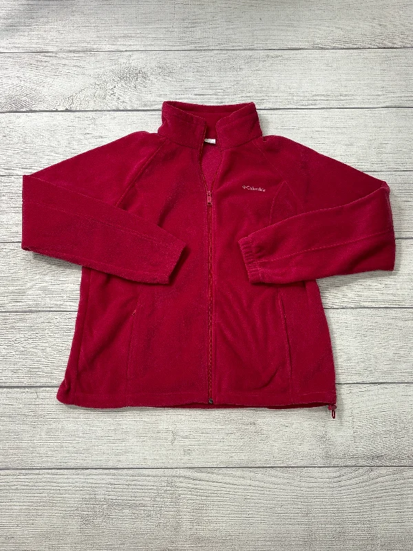 Men's eco-conscious fleece jacket-Jacket Fleece By Columbia In Red, Size: Xl