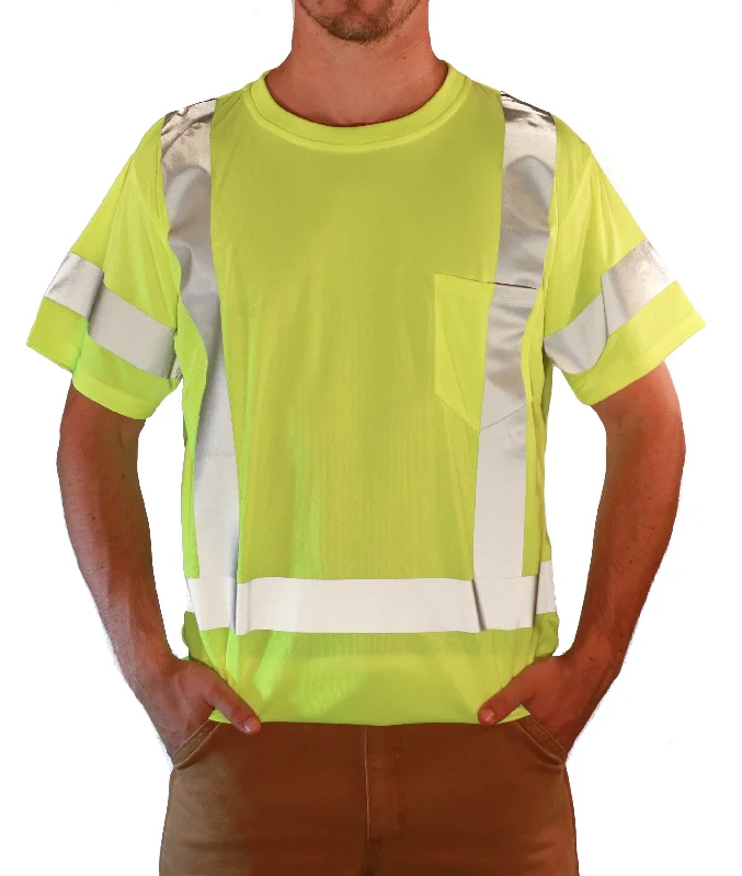 Men's silky-soft t-shirt-ML Kishigo Men's Class 3 Hi-Vis T-Shirt