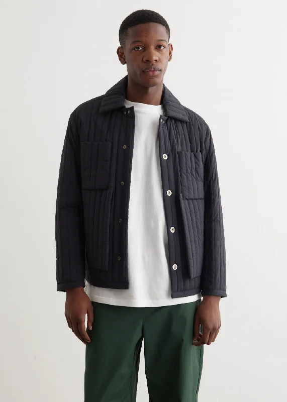 Men's organic bomber-Quilted Worker Jacket